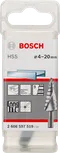 Stupňovitý vrták Bosch HSS 4 – 20 mm do kovu.