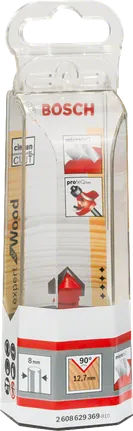 Vrtáky na drážky v tvare V Bosch Expert for Wood 8 mm 12,7 mm 90°.