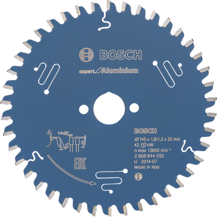 Kotúčová píla Bosch Expert na hliník 140 mm.