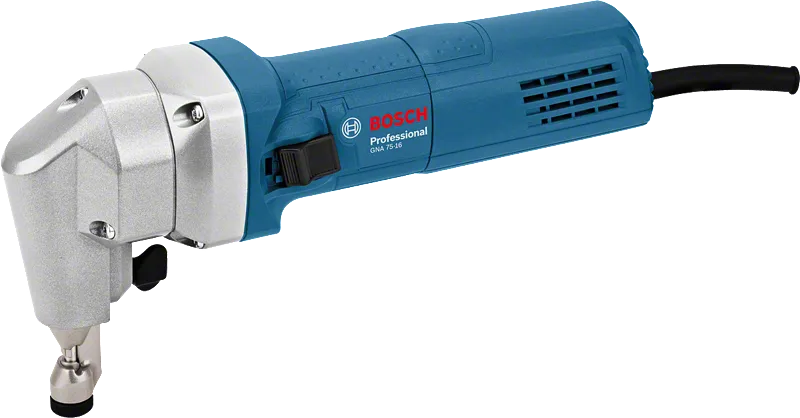 Prestrihovač Bosch GNA 75-16 na rezanie plechu.