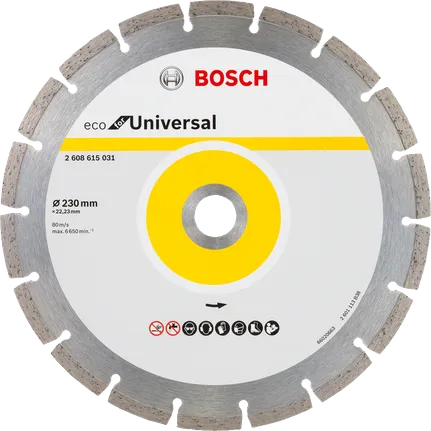 Univerzálny diamantový rezný kotúč Bosch Eco 230 mm.