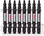 Sada 8-dielnych skrutkovacích bitov Bosch Impact Control T15.