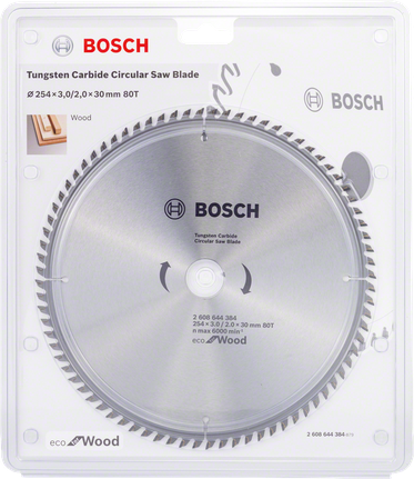 Kotúč na okružnú pílu Bosch 254 × 30 mm.