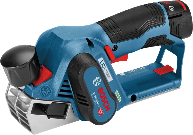 Akumulátorový hoblík Bosch GHO 12V-20 na hobľovanie dreva.