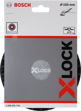 Stredný brúsny tanier Bosch X-LOCK 150 mm.