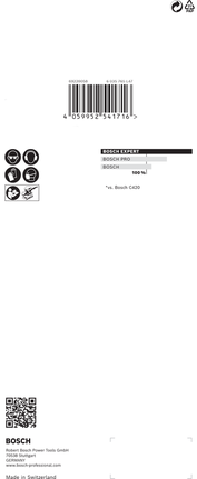 Brúsny papier Bosch EXPERT C470 93 x 230 mm, G 40 10 ks.