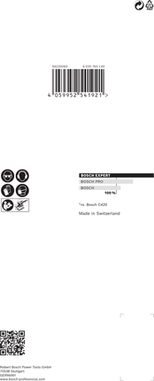 Brúsny papier Bosch EXPERT C470 93 x 186 mm G 60 10 ks.