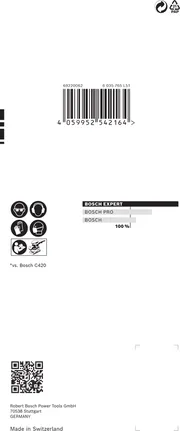 Brúsny papier Bosch EXPERT C470 80x133 mm G 60 10 kusov.