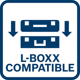  Rozmer zodpovedajúci kufrom L-BOXX umožňuje stabilné uloženie na vrchu kufra L-BOXX