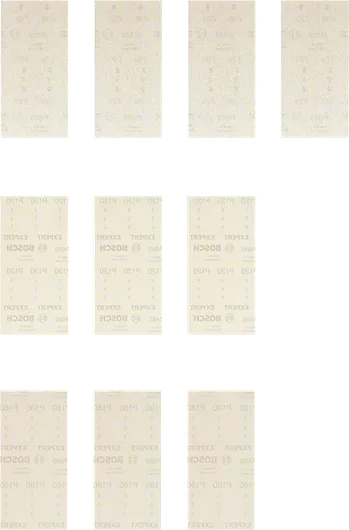 Sada brúsnych sietí Bosch EXPERT M480, 10-dielna, otvorená sieť.