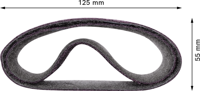 Brúsna objímka Bosch EXPERT N470 so strednou zrnitosťou na leštenie.