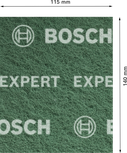 Flísová podložka Bosch 115x140 mm, veľmi jemná zelená.