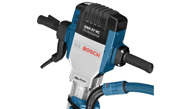 Búracie kladivo Bosch GSH 27 VC s technológiou tlmenia vibrácií.