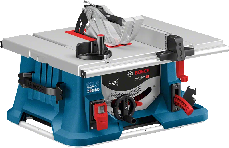 Stolová píla Bosch GTS 635-216 s nastaviteľným pravítkom.