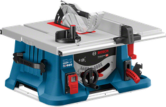 Stolová píla Bosch GTS 635-216 s nastaviteľným pravítkom.