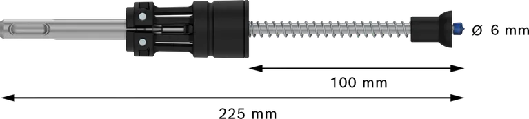 Vrták do kladiva Bosch EXPERT SDS-Clean plus-8X 6 mm.