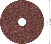 Fíbrový brúsny kotúč Bosch PRO R445 125 mm G24.