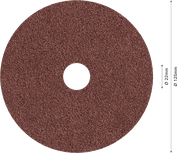 Brúsny kotúč Bosch PRO R445 s vláknovým povrchom 125 mm G36.