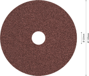 Fíbrový brúsny kotúč Bosch PRO R445 125 mm G40.