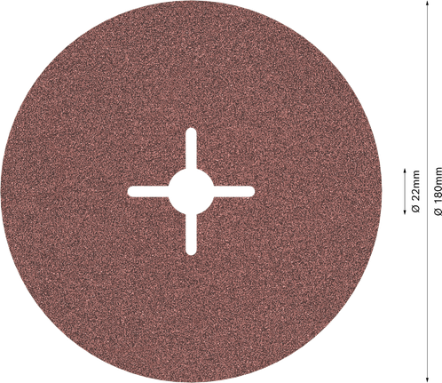 Brúsny kotúč Bosch PRO R445 s vláknovým povrchom 180 mm G80.