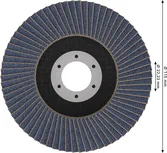 Lamelový kotúč Bosch PRO X571 115 mm G40 na brúsenie.