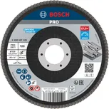 Lamelový kotúč Bosch PRO X571 125 mm G120 na brúsenie kovov.