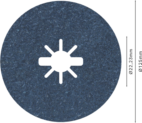 Vláknový kotúč Bosch PRO R574 X-Lock 125 mm G36.