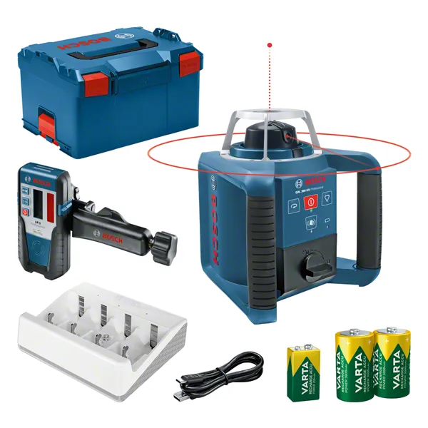 Laserový nivelačný prístroj Bosch GRL 300 HV s príslušenstvom.
