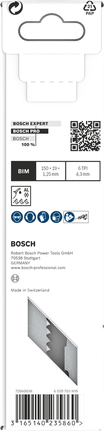 Čepeľ na búranie okien Bosch PRO S611DF 150 × 19 × 1,25 mm 2 ks.