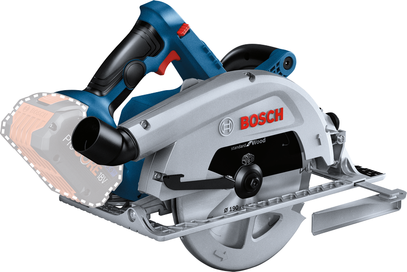 Akumulátorová okružná píla Bosch GKS 18V-68 na drevo.