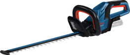 Akumulátorové nožnice na živý plot Bosch GHE 18V-50 s ergonomickou rukoväťou.