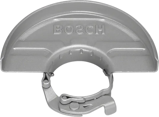 Ochranný kryt pre uhlovú brúsku Bosch s rýchloupínaním.