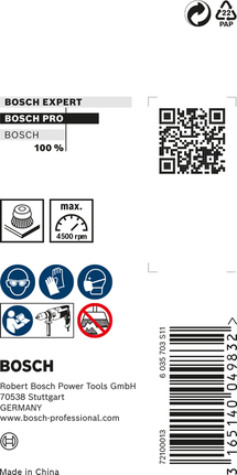 Kefa na čistenie hrnčekov Bosch PRO Metal 50 x 0,2 mm.