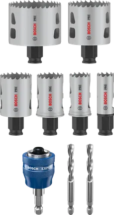 Sada dierových píl Bosch PRO Multi Material PC Plus, 9-dielna sada.