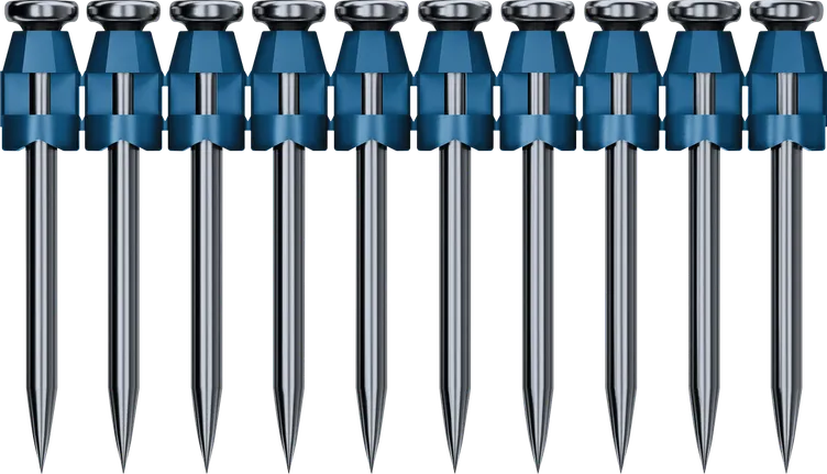 Klince Bosch NB-40, páskované na upevňovanie.