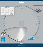 Pílový kotúč Bosch PRO Steel 254 mm na rezanie kovu.