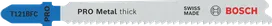 Hrubý pílový list Bosch PRO Metal T121BFC na kov.