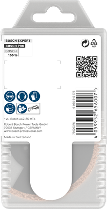 Segmentový nôž na škárovaciu hmotu Bosch PRO ACZ 85 RT3 85 × 2,5 mm 10 ks.