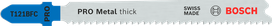 Hrubý pílový list Bosch PRO Metal T121BFC na kov.