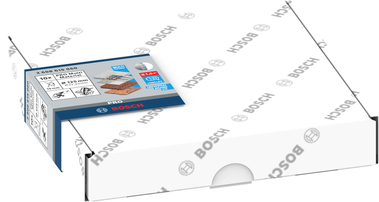 Diamantový rezný kotúč Bosch PRO Multi Material 125 × 22,23 mm 10 ks.
