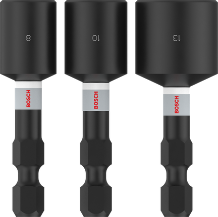 Sada nástrčných kľúčov Bosch PRO Impact 8, 10, 13 mm, šesťhranná stopka 1/4".