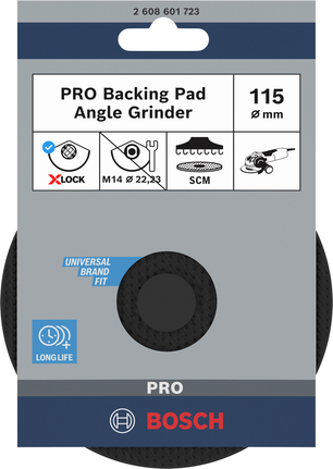 Brúsny tanier Bosch PRO 115 mm SCM pre uhlové brúsky.