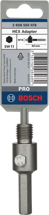 Šesťhranný adaptér Bosch PRO M16 80 mm.