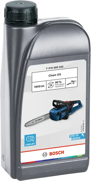 Príslušenstvo k biologicky odbúrateľnému oleju na reťaze Bosch 1 l.