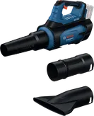 Akumulátorový fúkač Bosch GBL 18V-800 s tryskami.