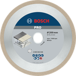 Diamantový kotúč Bosch PRO Ceramic 200 mm na rezanie dlaždíc.
