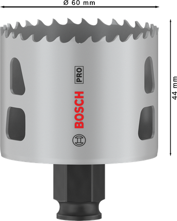 Dierová píla Bosch PRO Multi Material PC Plus 60 mm, hĺbka 44 mm.