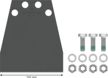 Súprava náhradných škrabiek na podlahu Bosch PRO HEX 28/30, 152 mm.