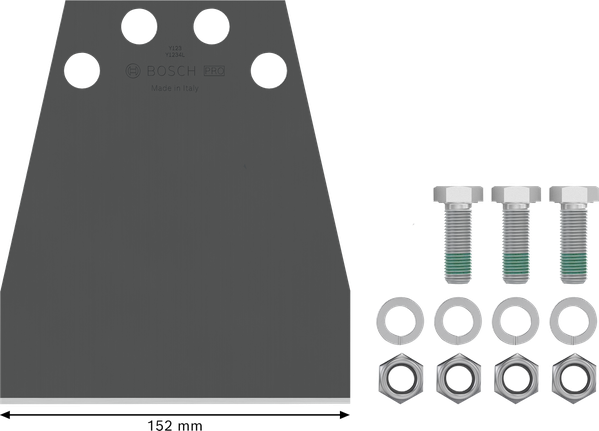 Súprava náhradných škrabiek na podlahu Bosch PRO HEX 28/30, 152 mm.