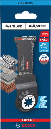 Zapichovací pílový list Bosch EXPERT PAIZ 32 APIT z tvrdokovu.